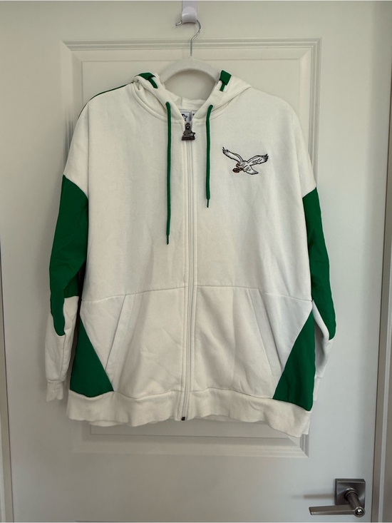 STARTER Jackets & Blazers - Starter Women’s Eagles Hooded Zip-Up Sweatshirt Jacket